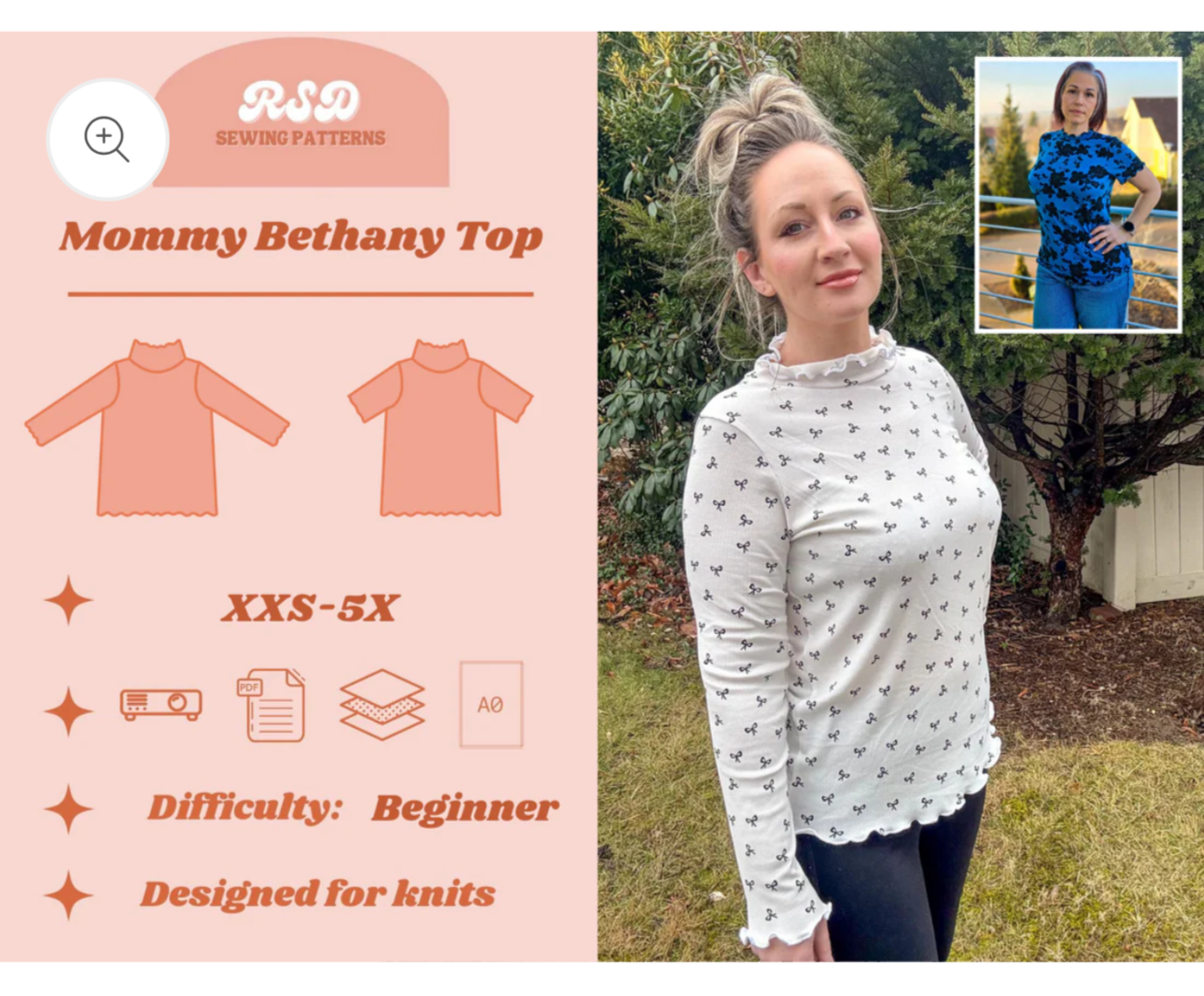 Mommy Bethany Top