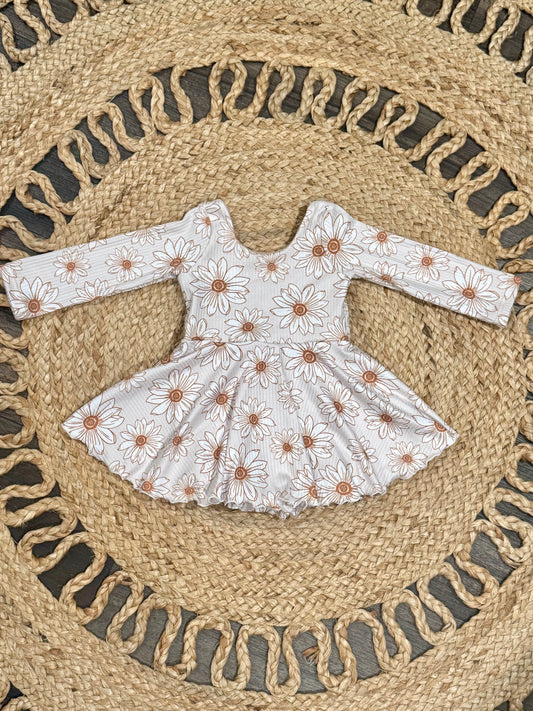 Long Sleeve Brielle Skirted Bodysuit
